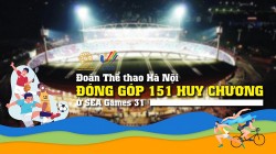 Đoàn Thể thao Hà Nội đóng góp 151 huy chương ở SEA Games 31