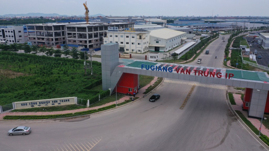 Khu công nghiệp Vân Trung (Bắc Giang) - Ảnh: Phạm Mạnh