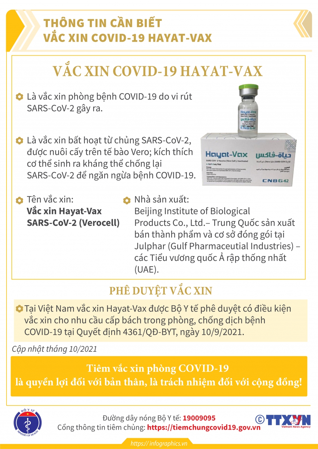 Những điều cần biết về vaccine Hayat-Vax phòng Covid-19