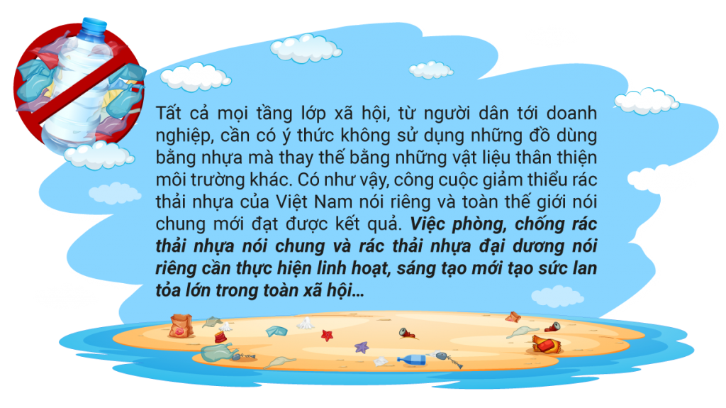 Ô nhiễm “trắng” trên biển và đại dương: Nỗi lo không của riêng ai