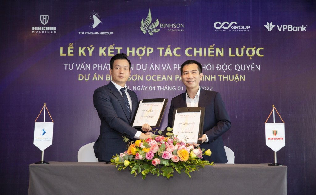 Lễ ký kết hợp tác chiến lược giữa Trường An Group và Hacom Holdings 