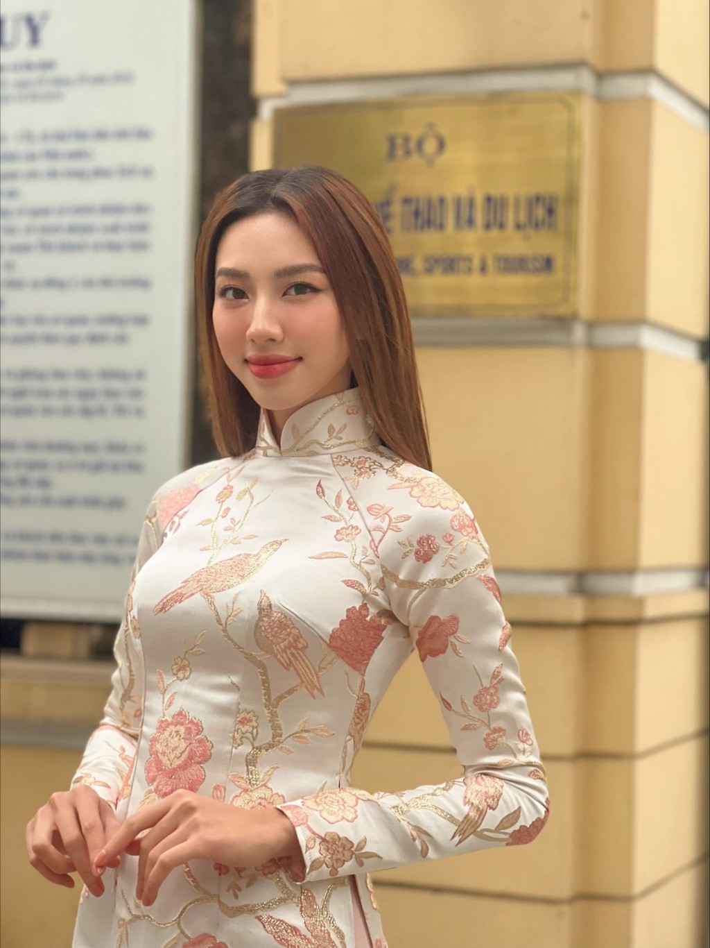 Hoa hậu Thùy Tiên tại Bộ Văn hóa, Thể thao và Du lịch