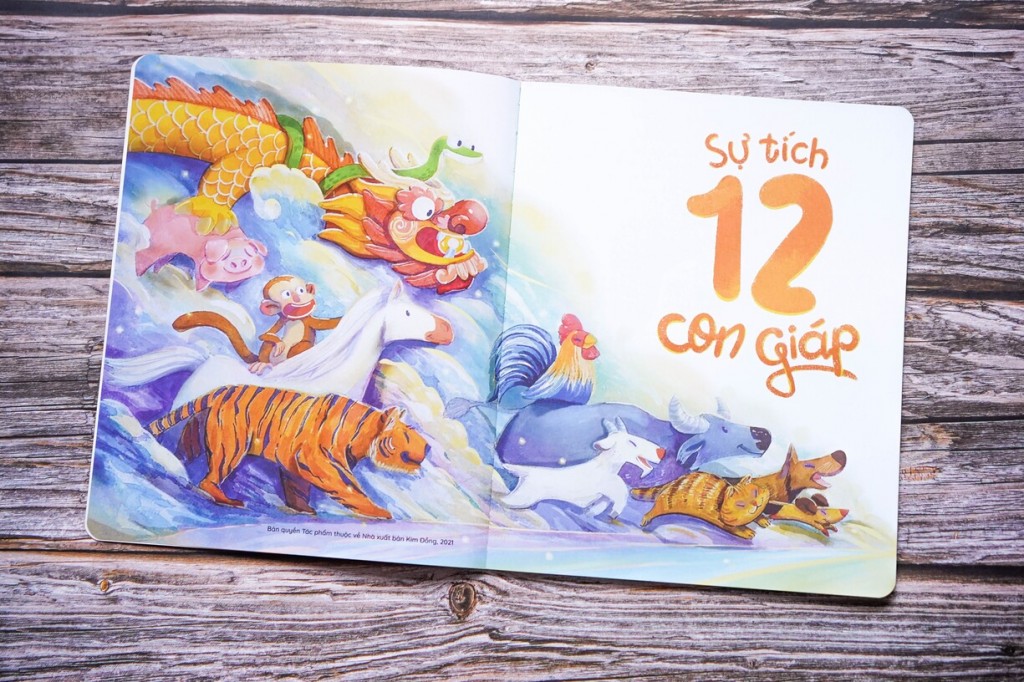 Cuốn sách tranh với nội dung độc đáo về những loài động vật biểu trưng cho mỗi năm