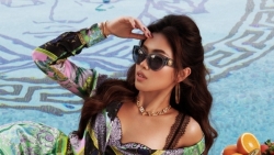 Tiên Nguyễn khẳng định vị thế Fashionista trong trang phục Versace