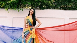 Á hậu Ngọc Thảo nổi bật trong hoạt động đầu tiên của Miss Grand International 2020