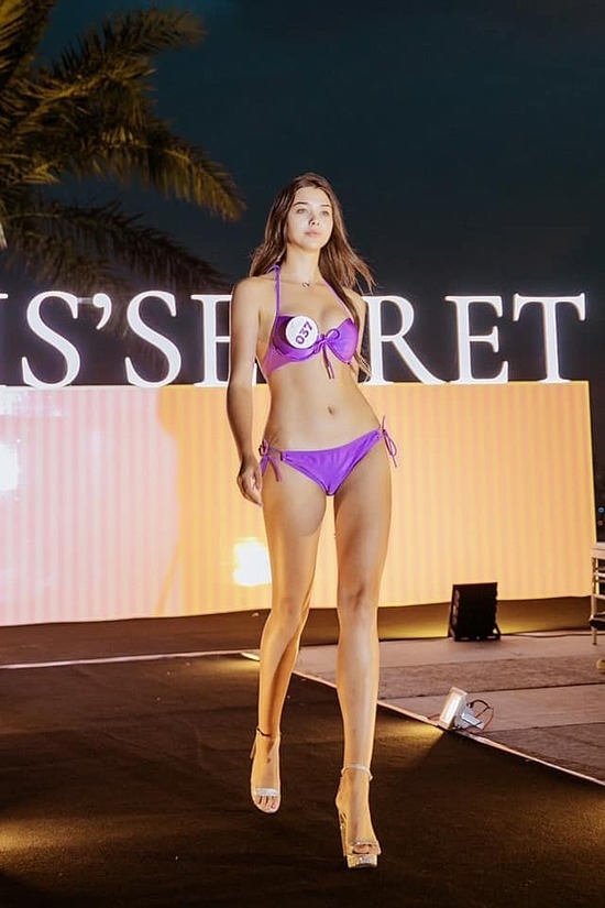 Dianka catwalk trong buổi tuyển model show “Venus's Secret”