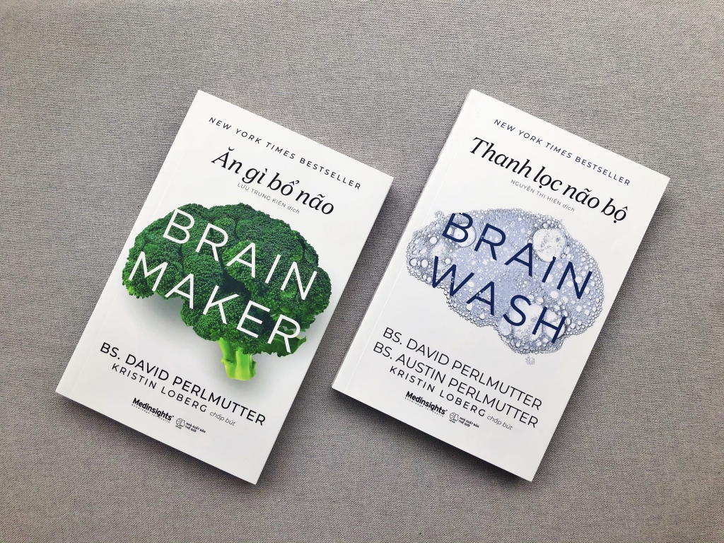 Hai cuốn sách về não bộ nổi tiếng của bác sĩ David Perlmutter