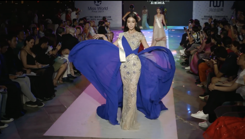 Hoa hậu Đỗ Mỹ Linh xuất hiện trong đoạn clip giới thiệu về cuộc thi năm nay của BTC