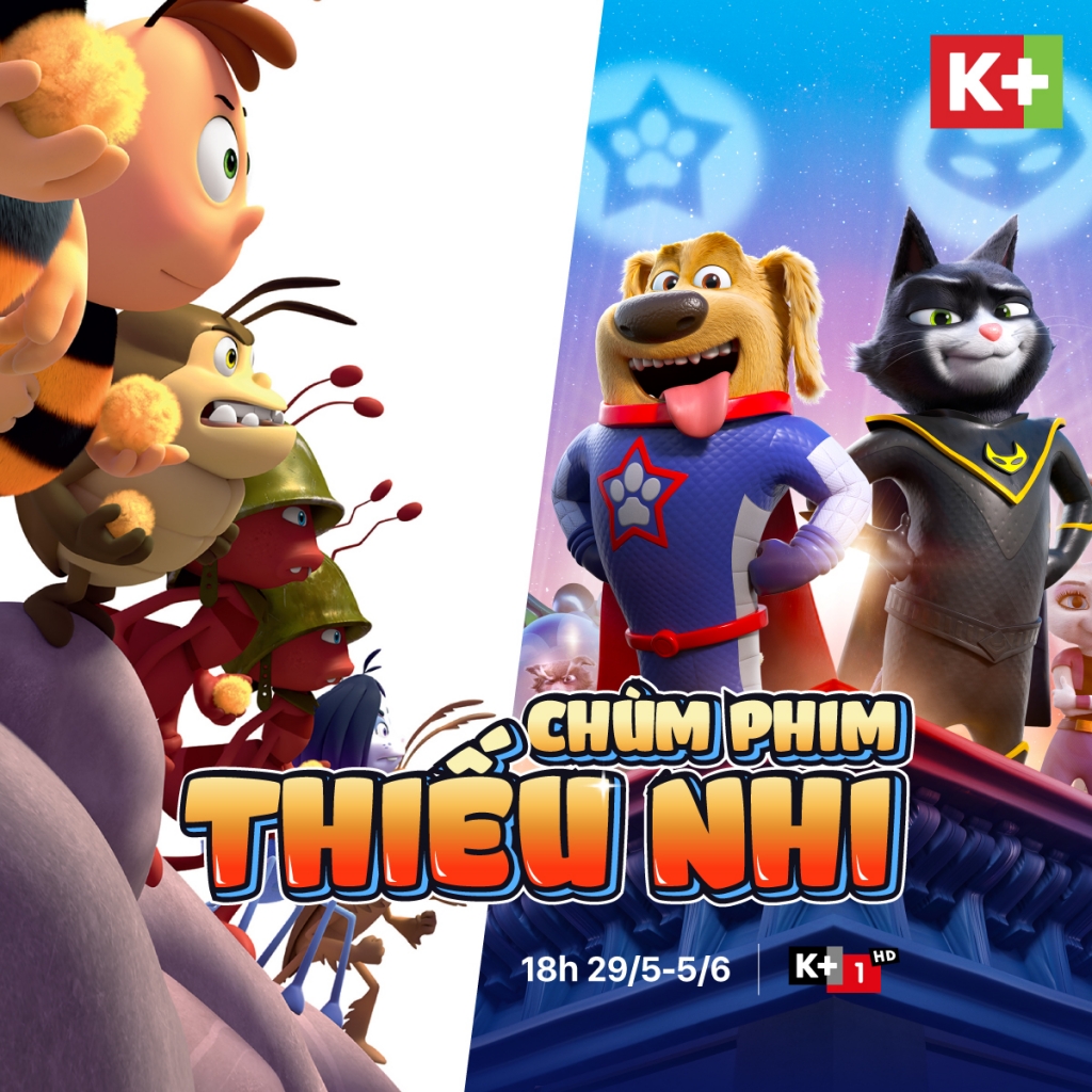 Chùm phim thiếu nhi phục vụ các khán giả nhí của K+