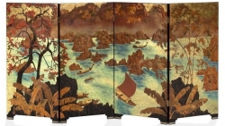 Bức tranh "Thác bờ" của họa sĩ Phạm Hậu đạt mức giá 1 triệu USD