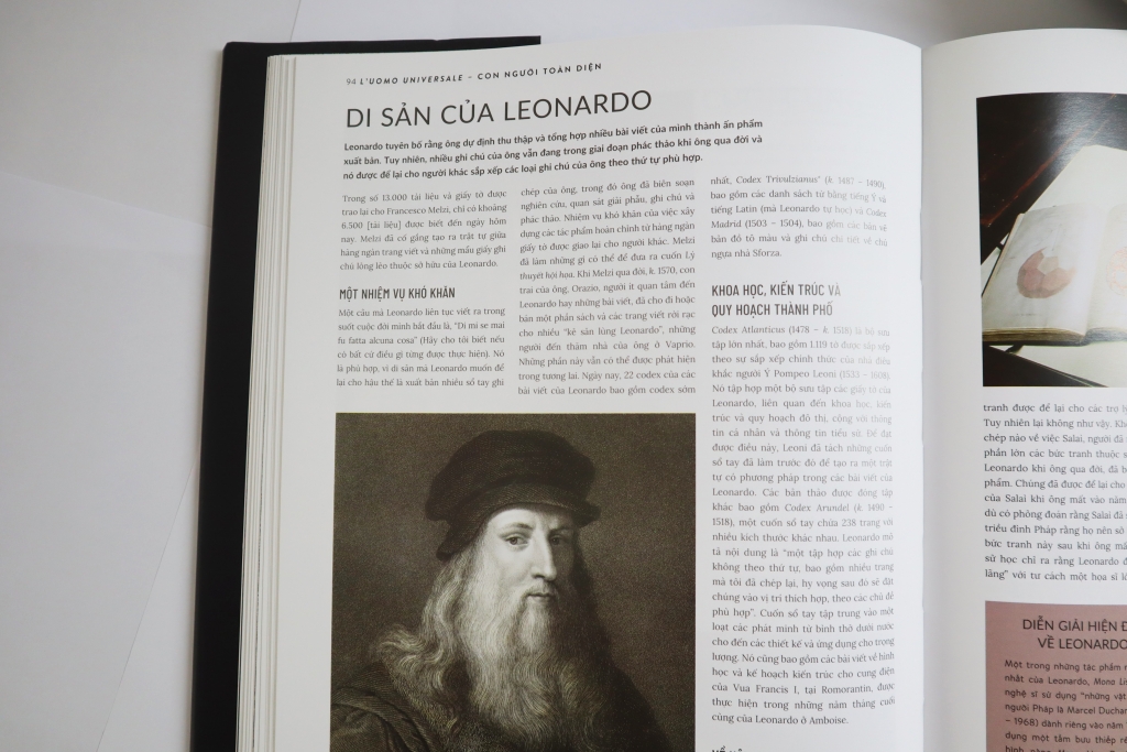 Phát hành “Leonardo da Vinci: Cuộc đời và tác phẩm qua 500 hình ảnh”