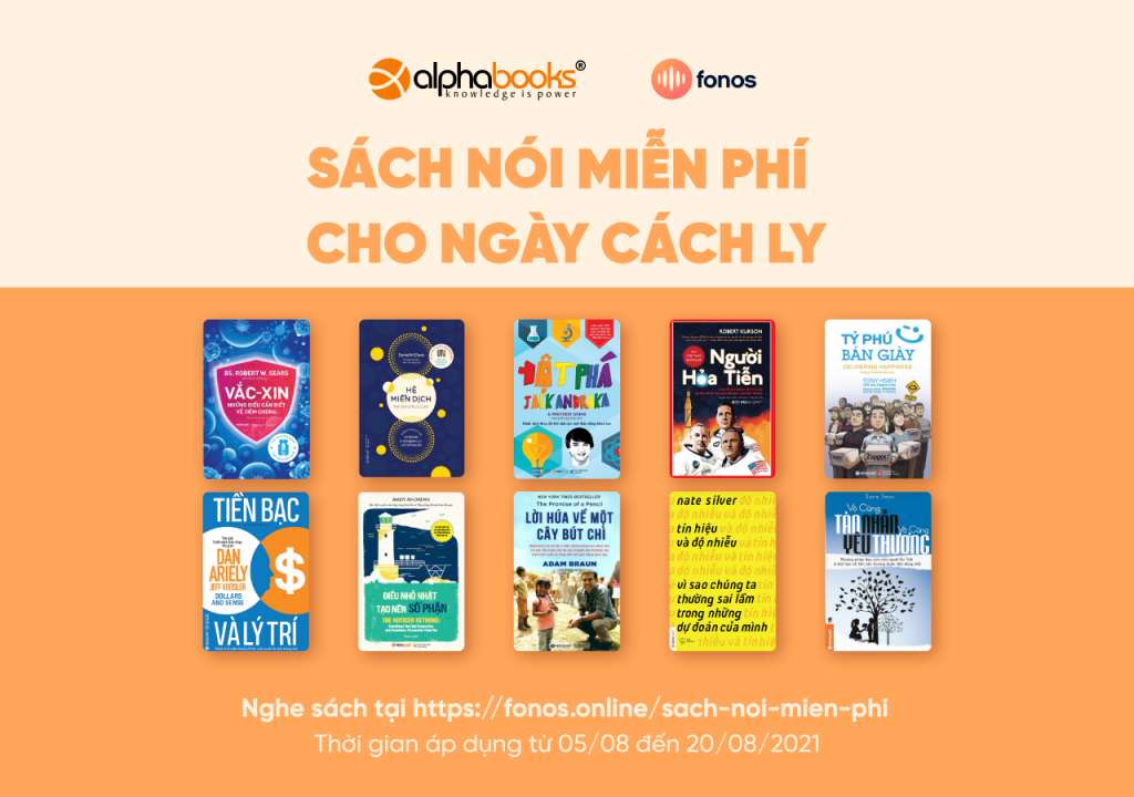 Những cuốn sách nói được phục vụ bạn đọc miễn phí trong đợt này