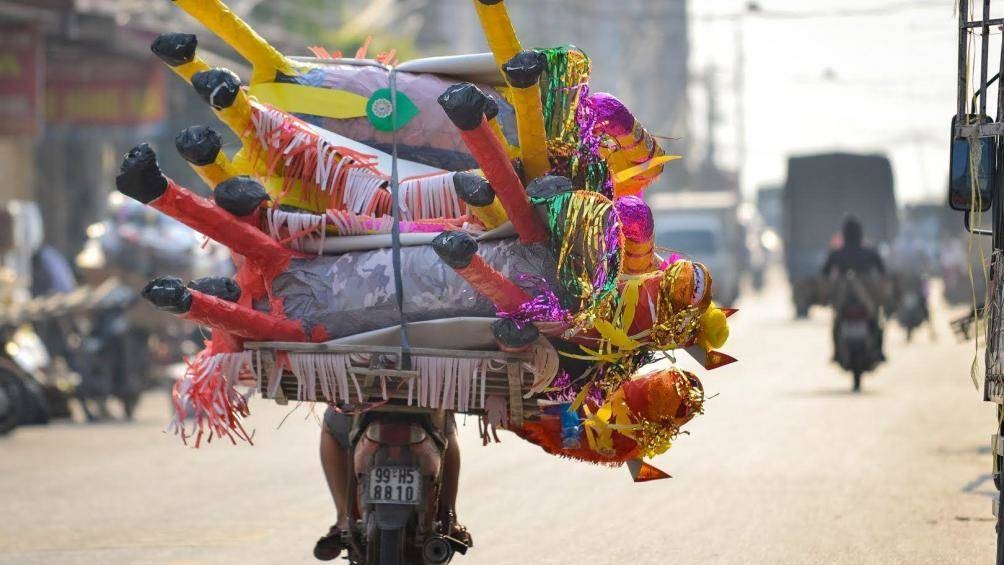 Hình ảnh những chiếc xe chở vàng mã dịp lễ Vu lan không còn trong những ngày này