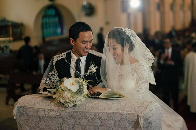 Vợ chồng Tăng Thanh Hà- Louis Nguyễn