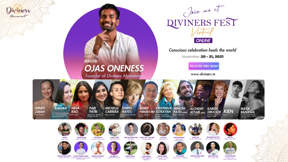 Lễ hội Diviners Fest 2021 quy tụ hơn 40 nghệ sĩ cùng khách mời nổi tiếng thế giới