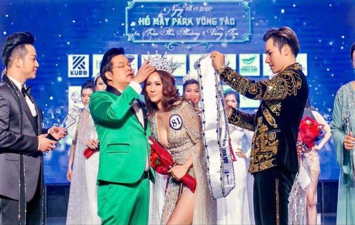 Quách Hiền Lương tại cuộc thi Hoa hậu Doanh nhân Sắc đẹp Việt 2020
