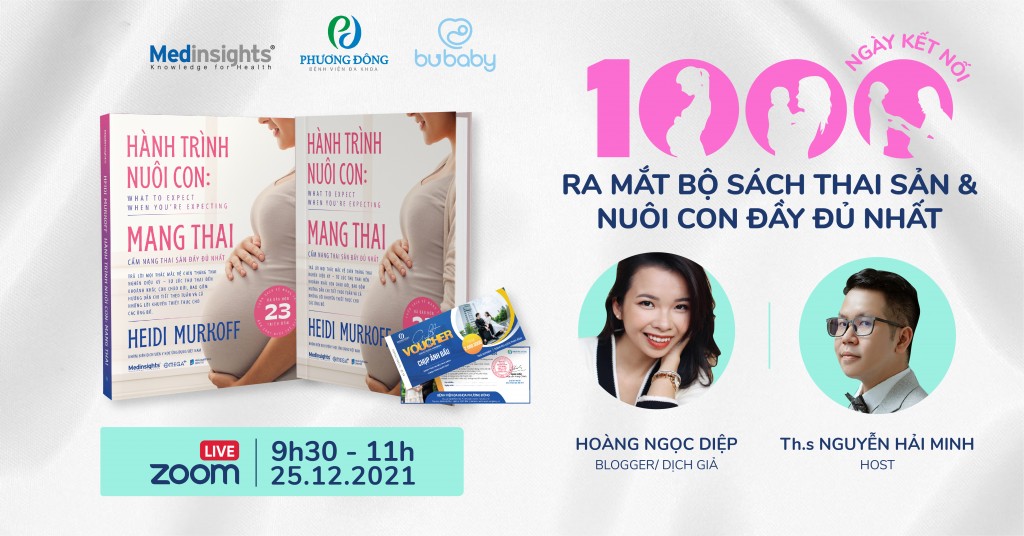 Buổi ra mắt sách và trò chuyện với các chuyên gia sẽ giúp các bà mẹ trẻ hiểu rõ hơn về hành trình mang thai và sinh con