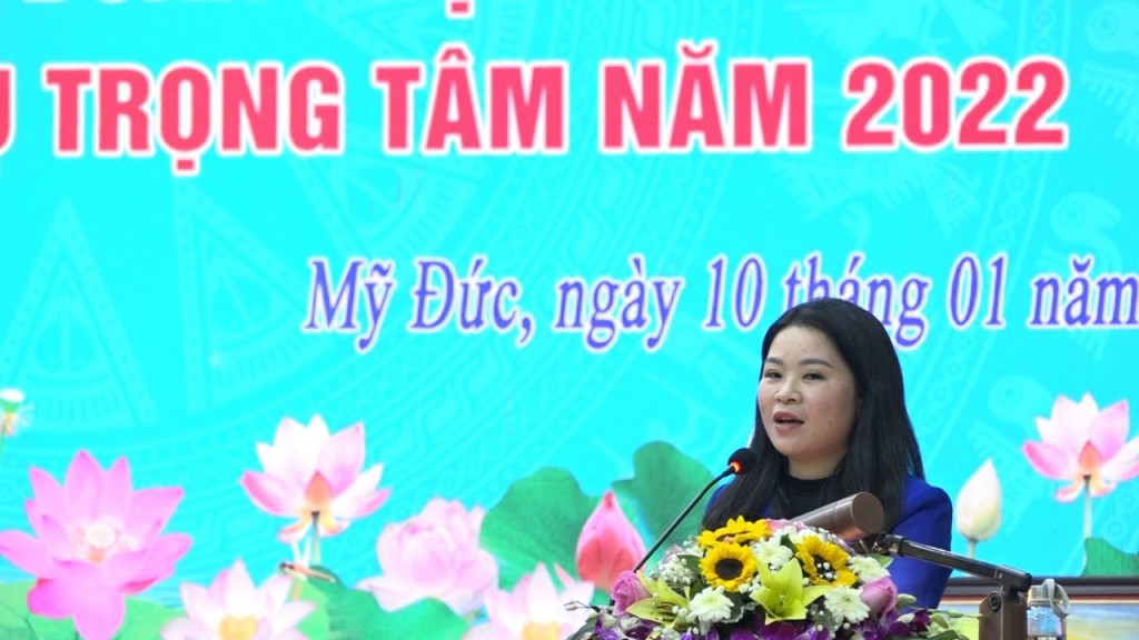 Huyện đoàn Mỹ Đức tổ chức Hội nghị tổng kết công tác Đoàn và phong trào Thanh thiếu nhi năm 2021