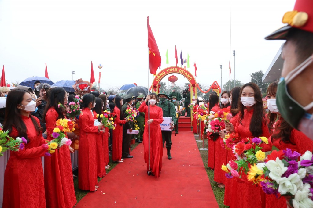 246 thanh niên ưu tú huyện Chương Mỹ tự hào thực hiện nhiệm vụ thiêng liêng bảo vệ Tổ quốc