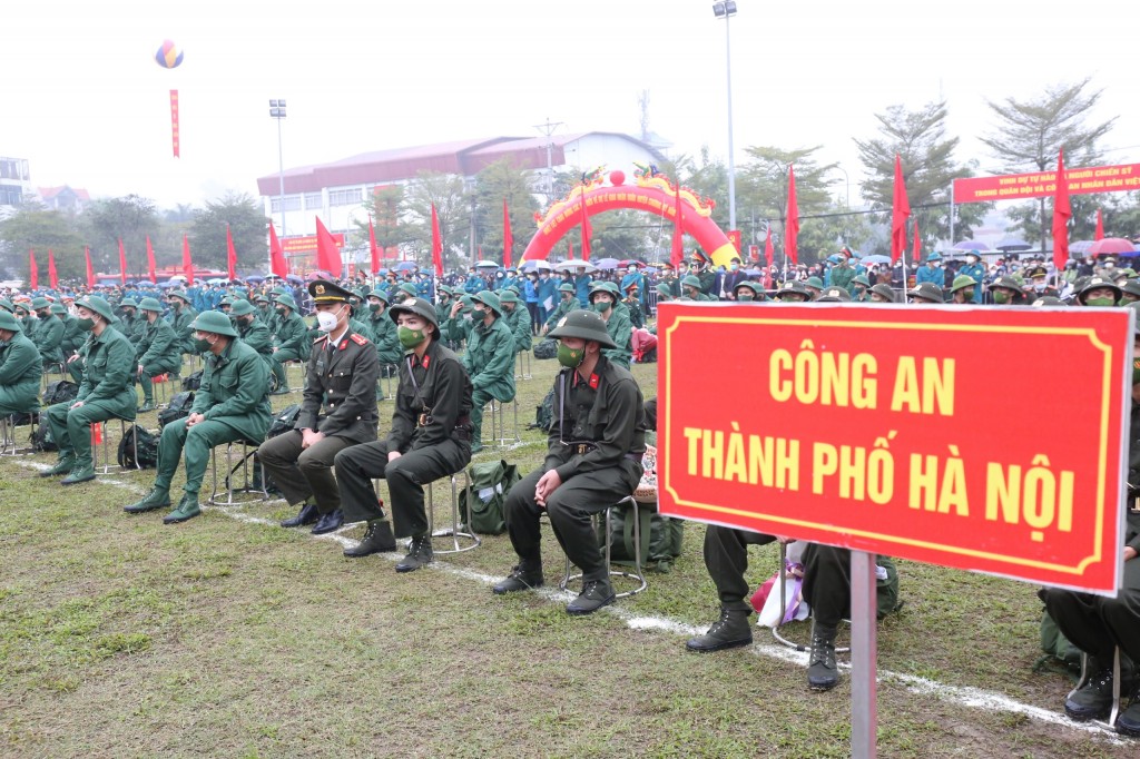 246 thanh niên ưu tú huyện Chương Mỹ tự hào thực hiện nhiệm vụ thiêng liêng bảo vệ Tổ quốc