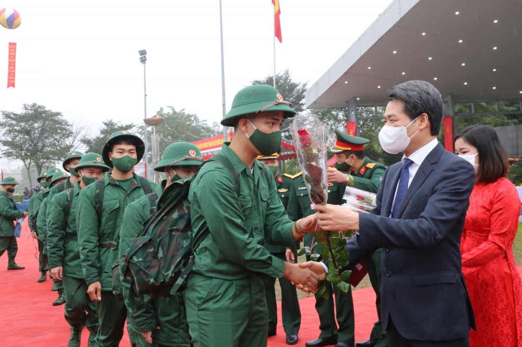 246 thanh niên ưu tú huyện Chương Mỹ tự hào thực hiện nhiệm vụ thiêng liêng bảo vệ Tổ quốc