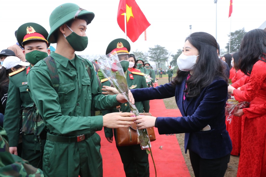 246 thanh niên ưu tú huyện Chương Mỹ tự hào thực hiện nhiệm vụ thiêng liêng bảo vệ Tổ quốc