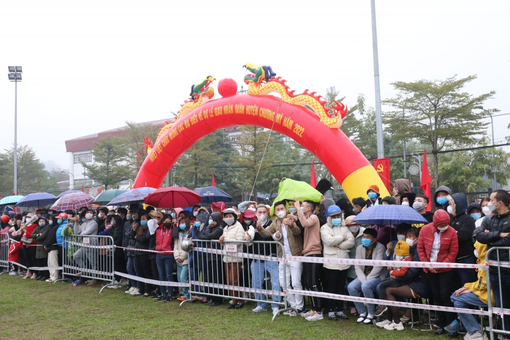 246 thanh niên ưu tú huyện Chương Mỹ tự hào thực hiện nhiệm vụ thiêng liêng bảo vệ Tổ quốc