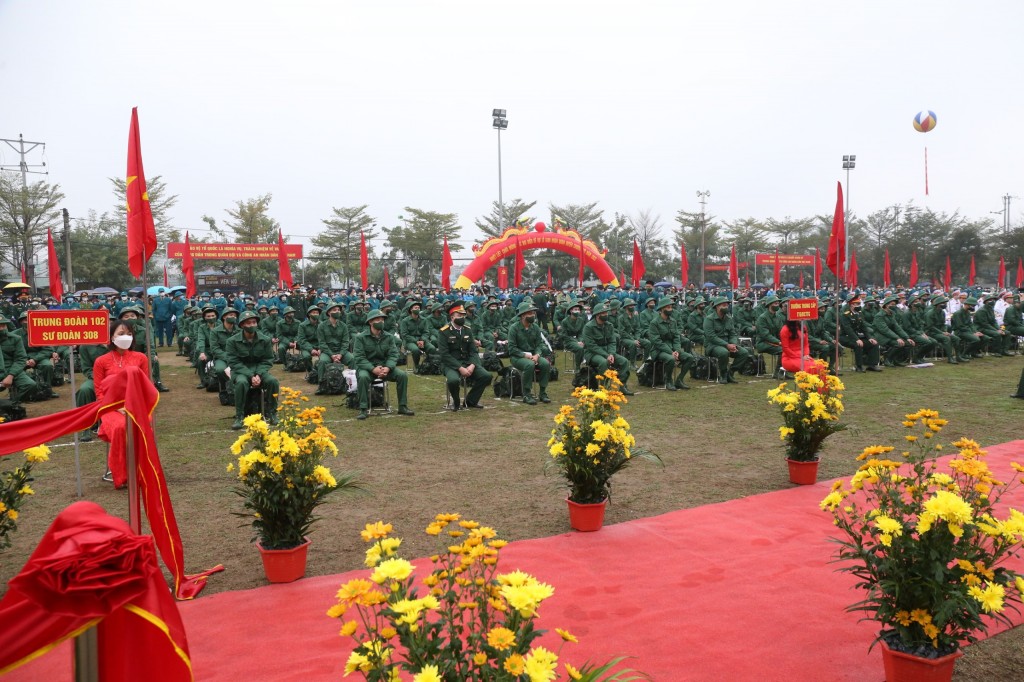 246 thanh niên ưu tú huyện Chương Mỹ tự hào thực hiện nhiệm vụ thiêng liêng bảo vệ Tổ quốc