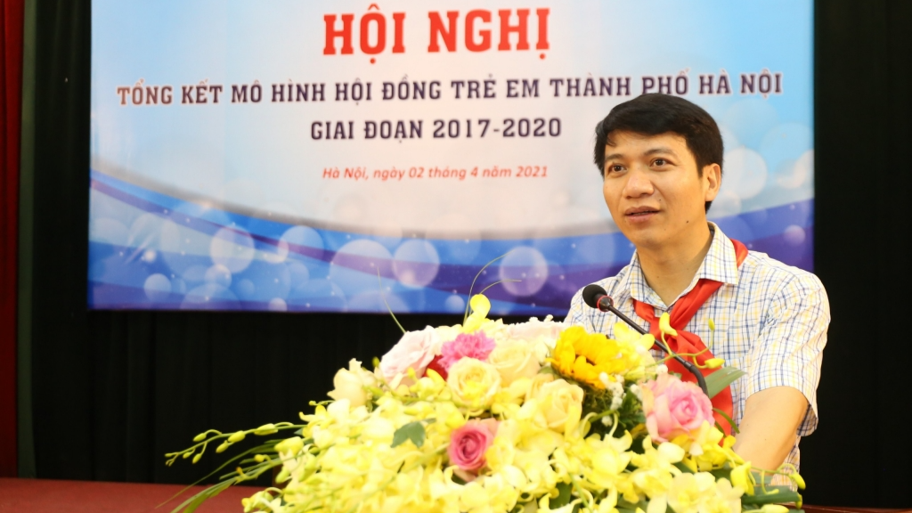 Đồng chí Nguyễn Ngọc Lương, Bí thư Trung ương Đoàn, Chủ tịch Hội đồng Đội Trung ương chia sẻ tại chương trình.