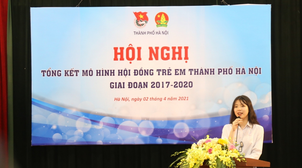 Nguyễn Cẩm Tú chia sẻ cảm xúc khi từng là Chủ tịch Hội đồng trẻ em thành phố Hà Nội.