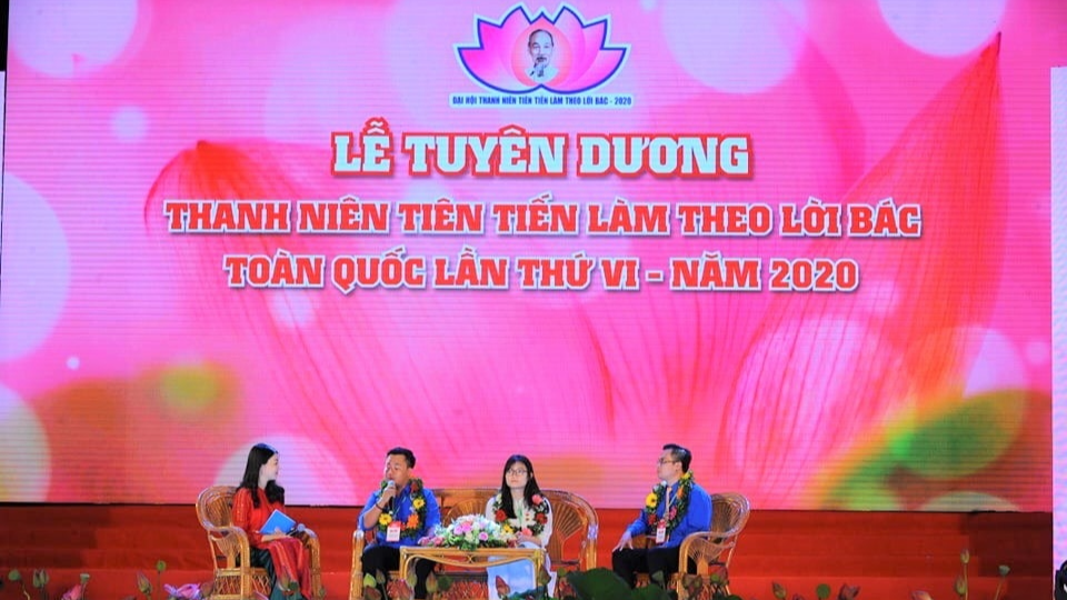 Huy Hào được vinh danh tại Lễ tuyên dương Thanh niên làm theo lời Bác