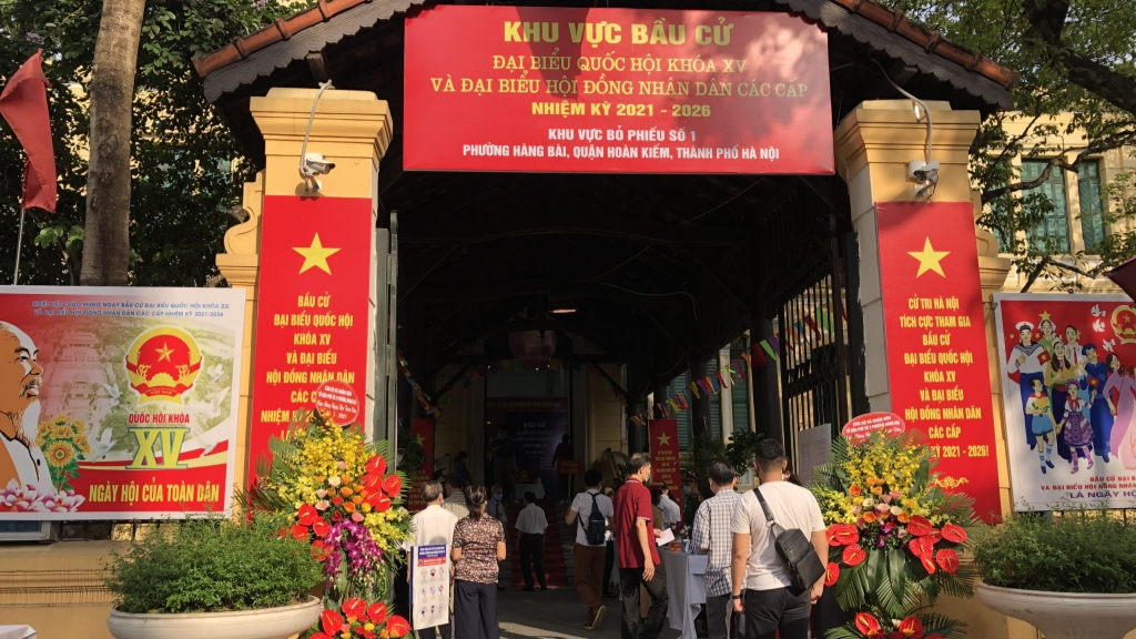 Các khu vực bầu cử tại quận Hoàn Kiếm sẵn sàng để chào đón cử tri