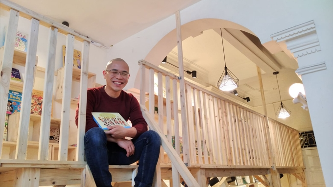 Anh Nguyễn Thành Trung - chủ nhân thư viện Mia Bookhouse