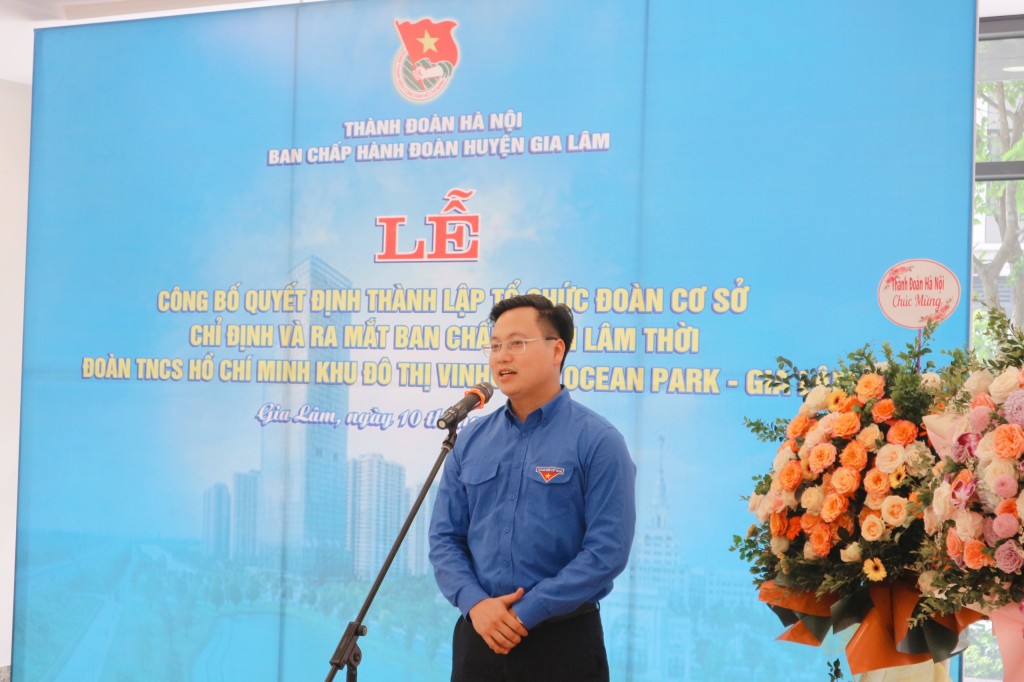 Ra mắt Đoàn thanh niên khu đô thị Vinhomes Ocean Park Ra mắt Đoàn thanh niên khu đô thị Vinhomes Ocean Park