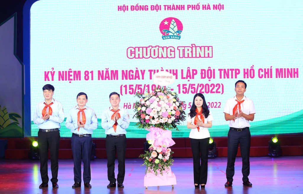 Thiếu nhi Thủ đô kỷ niệm 81 năm Ngày thành lập Đội TNTP Hồ Chí Minh