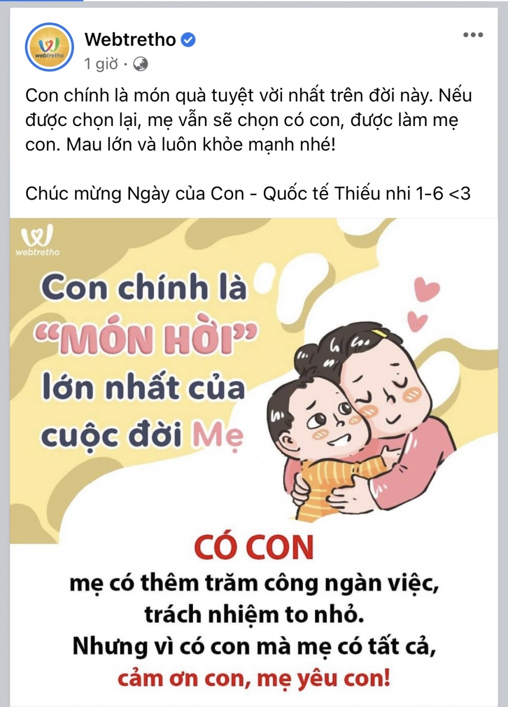 Cộng đồng mạng cùng nhau chia sẻ cảm xúc về ngày Quốc tế Thiếu nhi