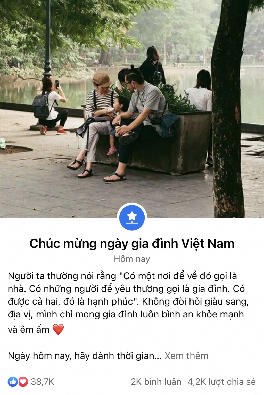 Ngày Gia đình Việt Nam và những câu chuyện ý nghĩa từ cộng đồng mạng