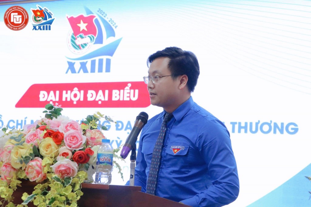 Đoàn TNCS Hồ Chí Minh trường Đại học Ngoại thương có tân Bí thư