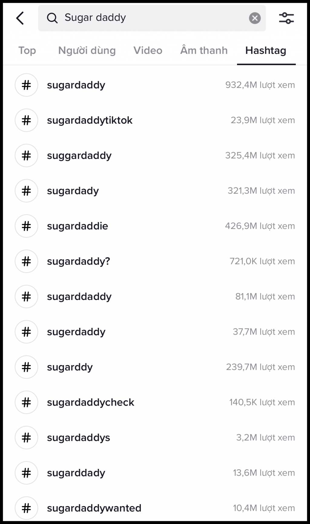 Mạng xã hội tràn ngập trở lại các nội dung độc hại mang tên “Sugar daddy - Sugar baby”