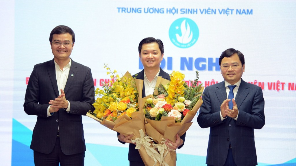 Trung ương Hội Sinh viên Việt Nam có tân Chủ tịch và hai tân Phó Chủ tịch