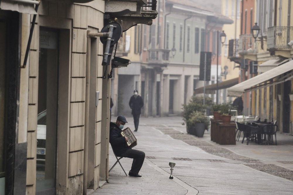 Codogno từng là tâm dịch trong làn sóng lây nhiễm Covid-19 đầu tiên ở Italy (Ảnh: AP)