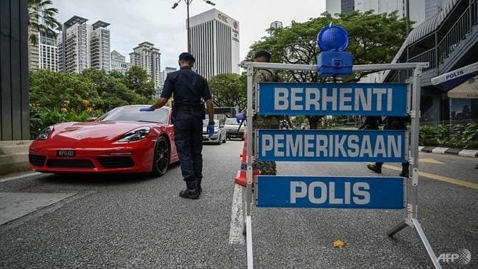 Malaysia phong tỏa toàn quốc do dịch Covid-19 (Ảnh: AFP)