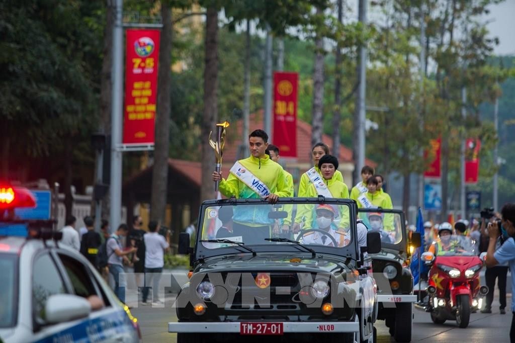 Lễ khai mạc SEA Games 31 sẽ được tổ chức tại sân Mỹ Đình vào lúc 19 giờ ngày 12/5 (Ảnh: TTXVN)