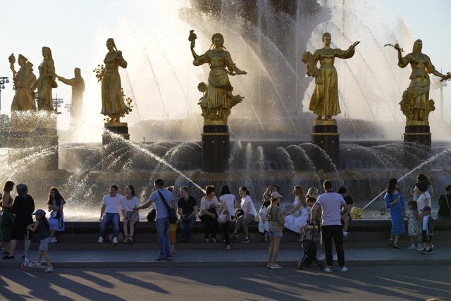 Nga có đợt nắng nóng nhất trong 120 năm qua (Ảnh: AP)