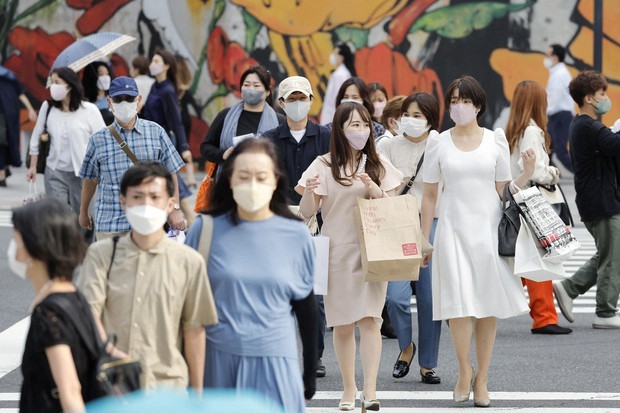  Sô ca nhiễm mới COVID-19 đang tăng trở lại tại Nhật Bản (Ảnh: Kyodo)