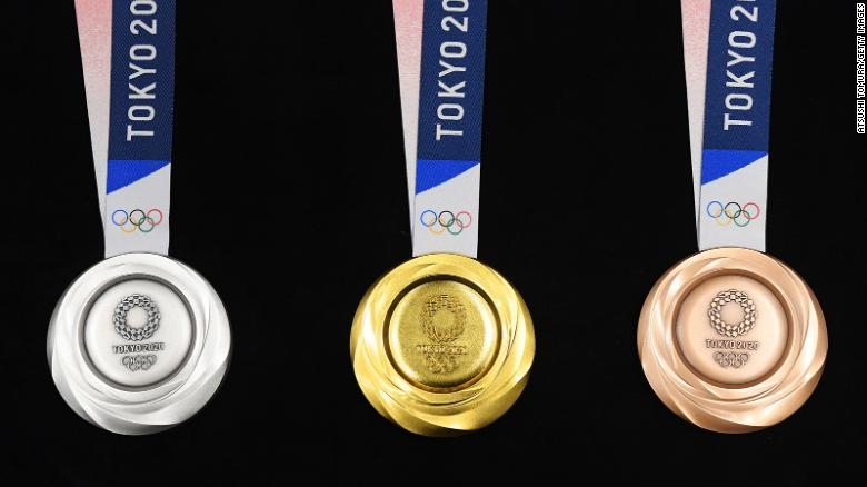 HCV, HCB và HCĐ tại Olympic Tokyo 2020 (Ảnh: CNN)