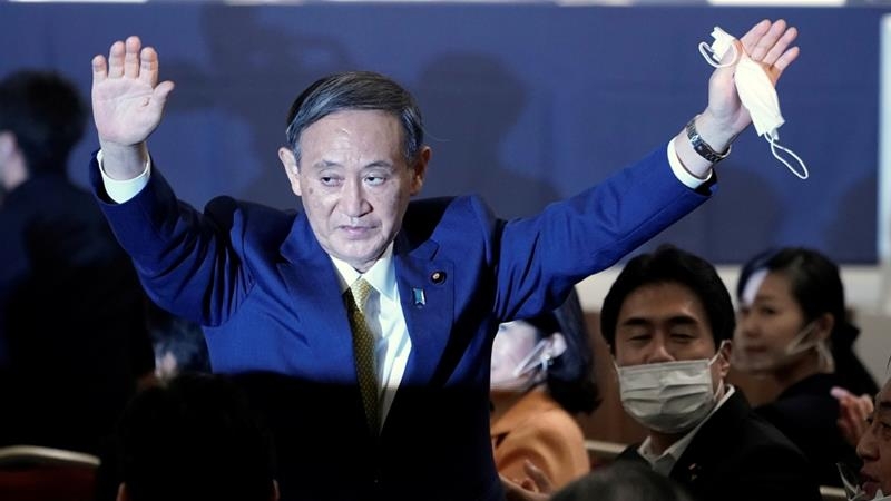Ông Yoshihide Suga trở thành Thủ tướng Nhật Bản (Ảnh: Reuters)