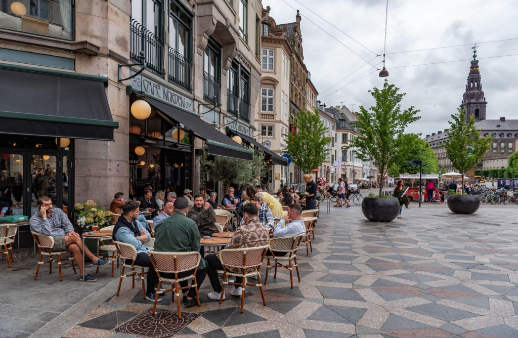 Một quán cafe tại Copenahgen, Đan Mạch (Ảnh: Alamy)