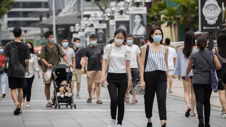 Singapore bước vào giai đoạn thứ hai mở cửa nền kinh tếẢnh: Getty