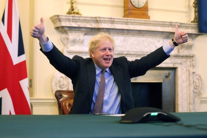 Anh đạt thỏa thuận Brexit với EU 7 ngày trước hạn chót (Ảnh: (TWITTER/BORIS JOHNSON)